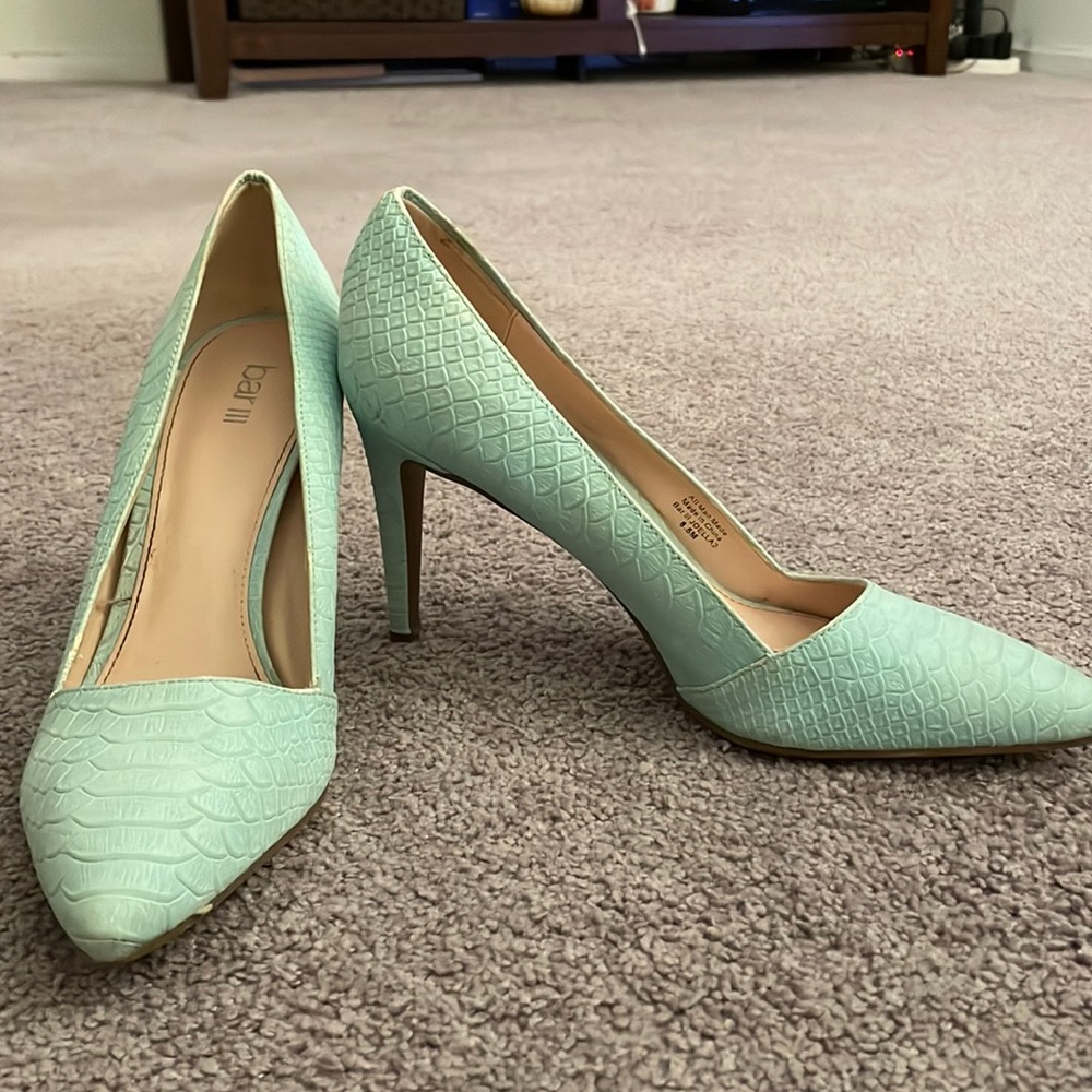 Mint Green Heels